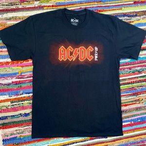 AC/DC PWR UP Black T-Shirt Mens Size Large Band Shirt Power 2020.